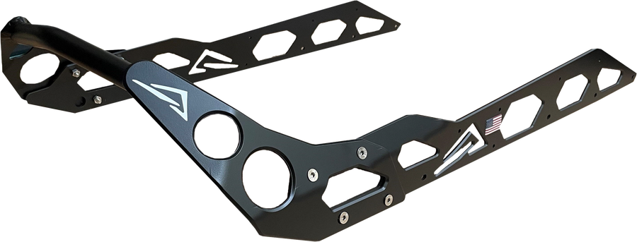 REAR BUMPER FLAT BLACK S/D 146" | D-SDRB600-FBK