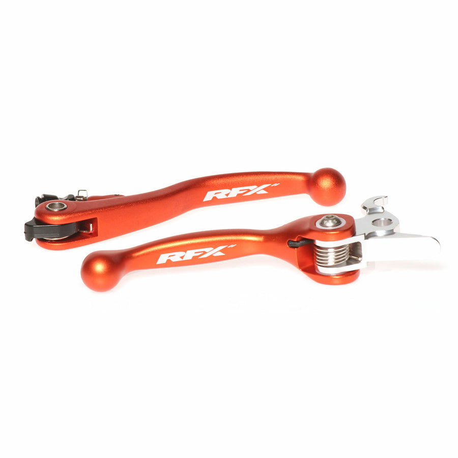 FLEXIBLE LEVER SET ORANGE KTM BREMBO/MAGURA 09> | FXFL 50200 55OR