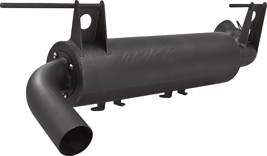 SINGLE SLIP-ON SYSTEM W/ PERFORMANCE MUFFLER BLK | AT-8513P
