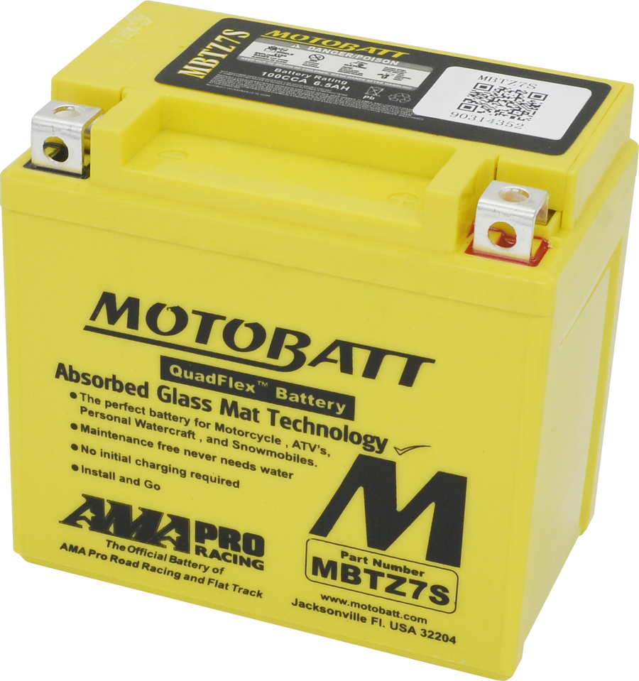 BATTERY MBTZ7S SEALED FACTORY ACTIVATED | MBTZ7S
