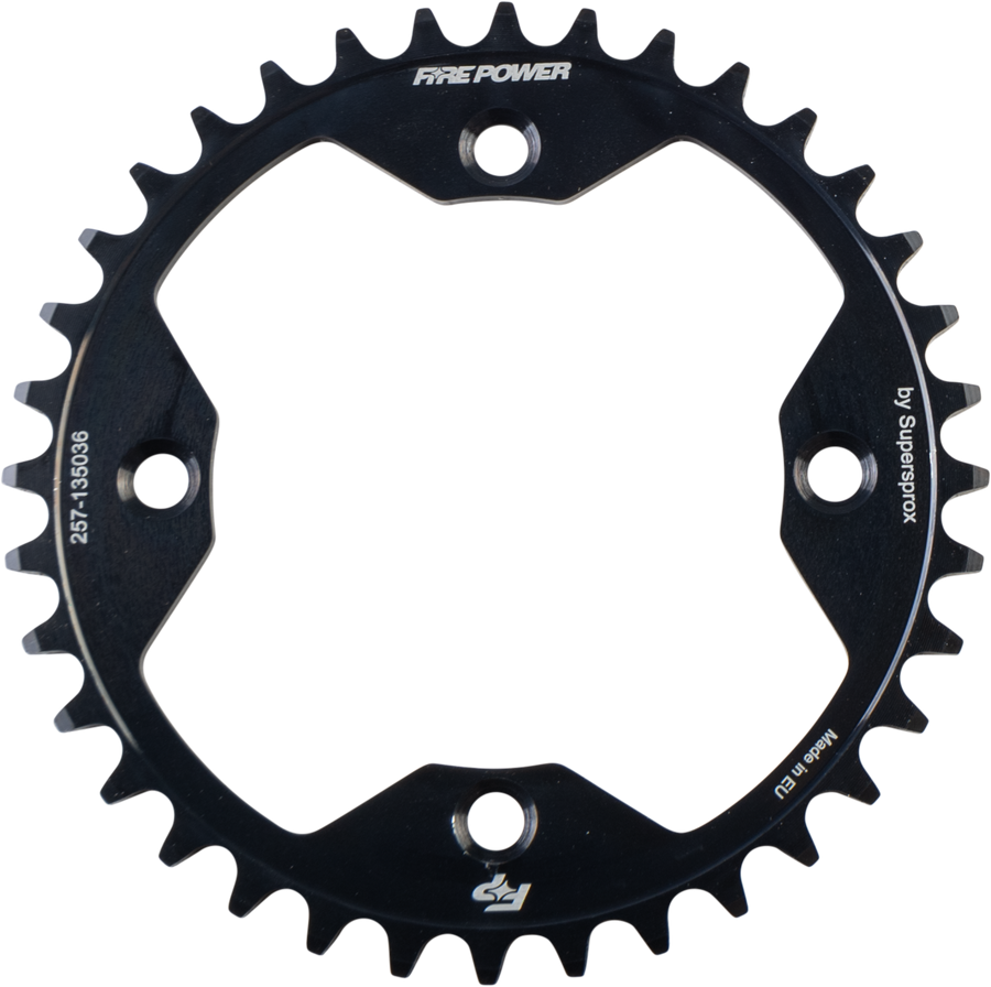 REAR SPROCKET STEEL 36T BLK