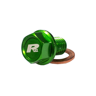 MAGNETIC DRAIN BOLT GREEN KAW | FXDB 20200 99GN