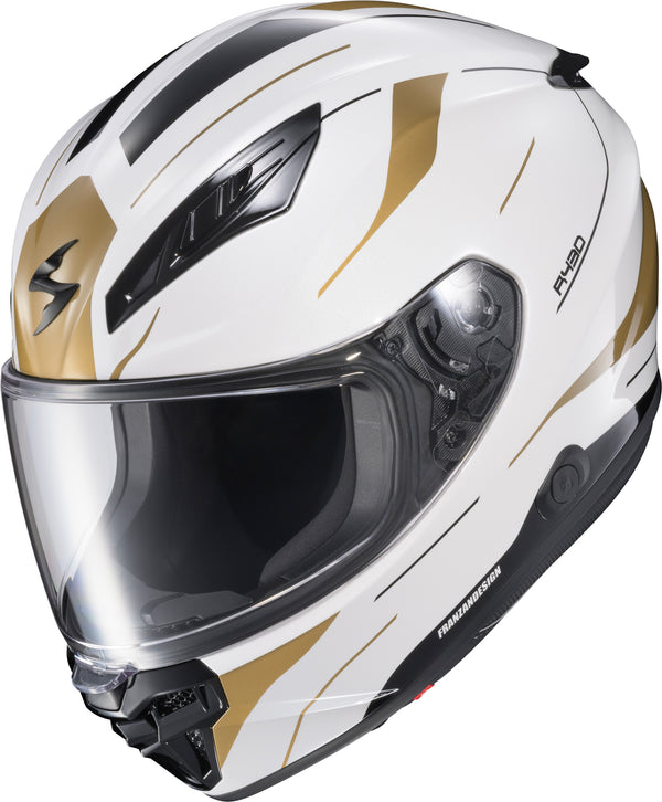 EXO-R430 FULL FACE HELMET CUTLASS WHITE/GOLD