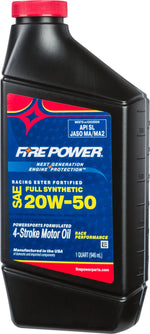 SYNTHETIC OIL W/ ESTER 4T 20W50 1QT 12/CASE