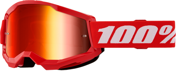 STRATA 2 JUNIOR GOGGLE RED MIRROR RED LENS