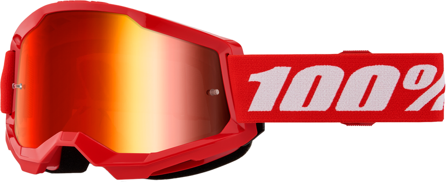 STRATA 2 JUNIOR GOGGLE RED MIRROR RED LENS
