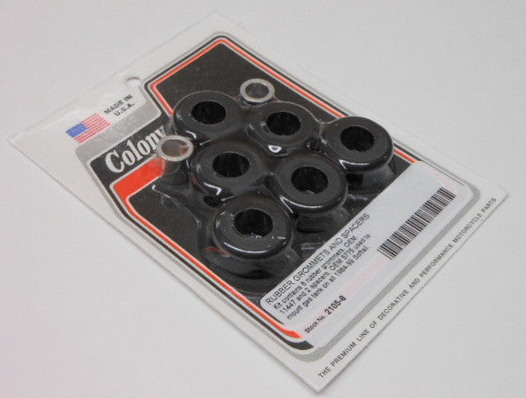 RUBBER GROMMETS/SPACERS GAS TANK MNT KIT 84-99 S0FTAIL | 2105-8
