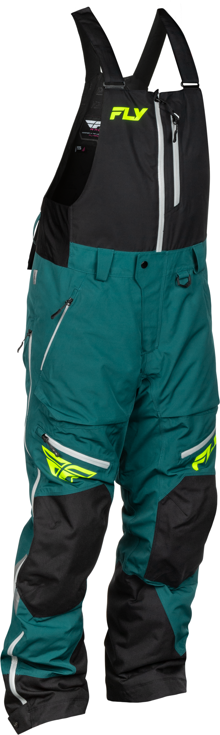 INCLINE BIB TEAL/BLACK SM