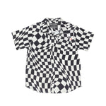 YTH TRIP SS BTNSHRT BK/WT