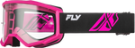 FOCUS GOGGLE BLACK/PINK W/ CLEAR LENS