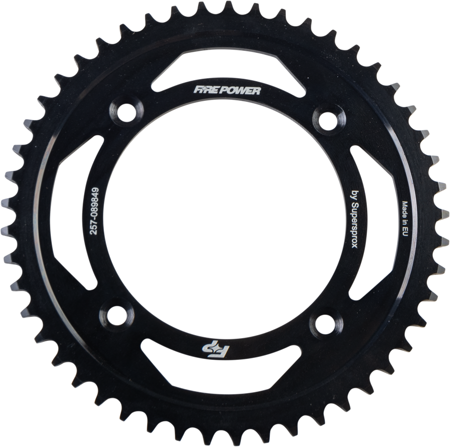 REAR SPROCKET STEEL 49T BLK