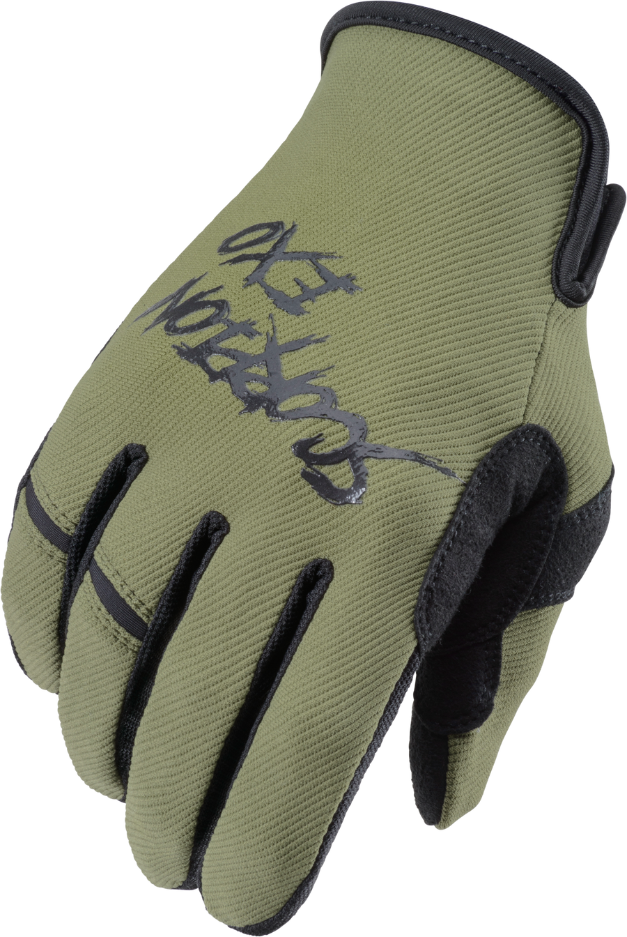 AIR-STRETCH GLOVES GRIND OLIVE/COAL MD