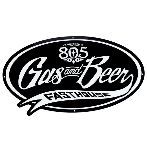 805 TAPROOM METAL SIGN BLACK