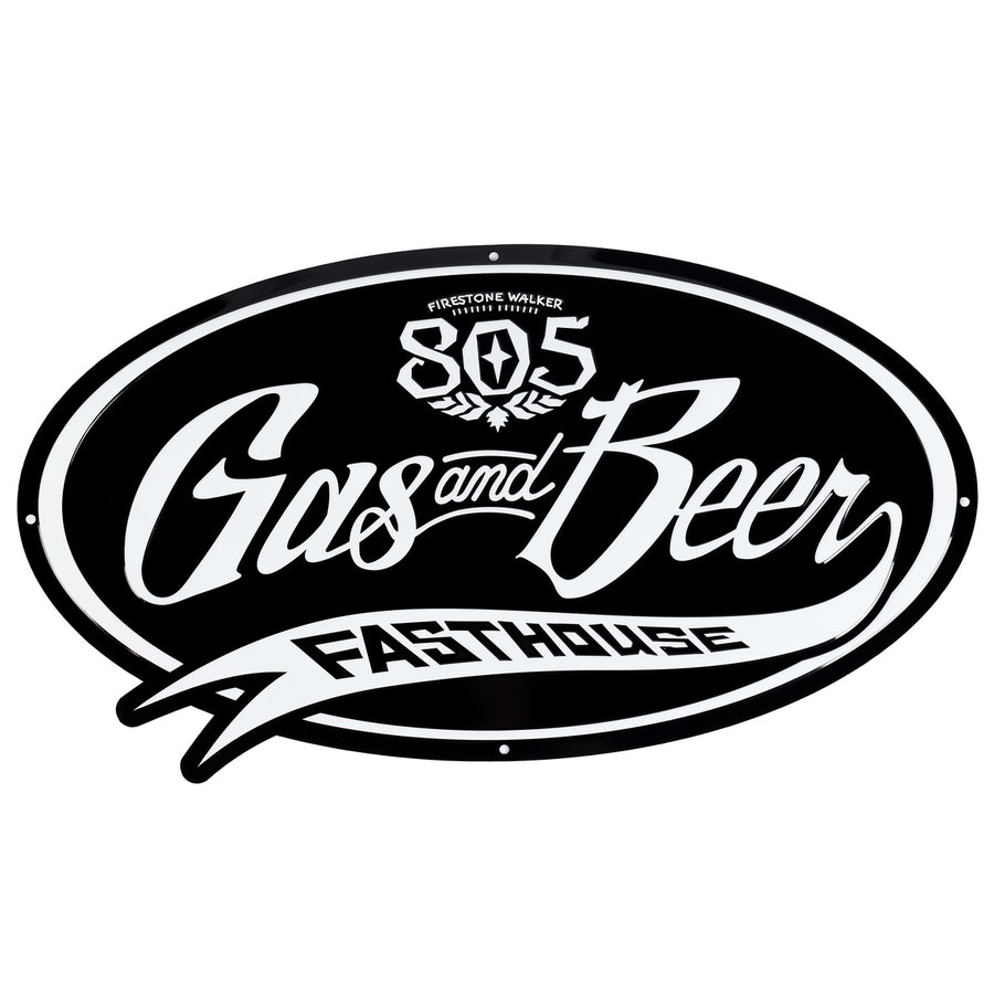 805 TAPROOM METAL SIGN BLACK