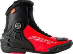 TRACTECH EVO D3O SHORT BOOT BLACK/FLO RED 7 | 103697F.RED-40
