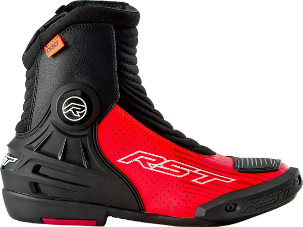 TRACTECH EVO D3O SHORT BOOT BLACK/FLO RED 13 | 103697F.RED-47