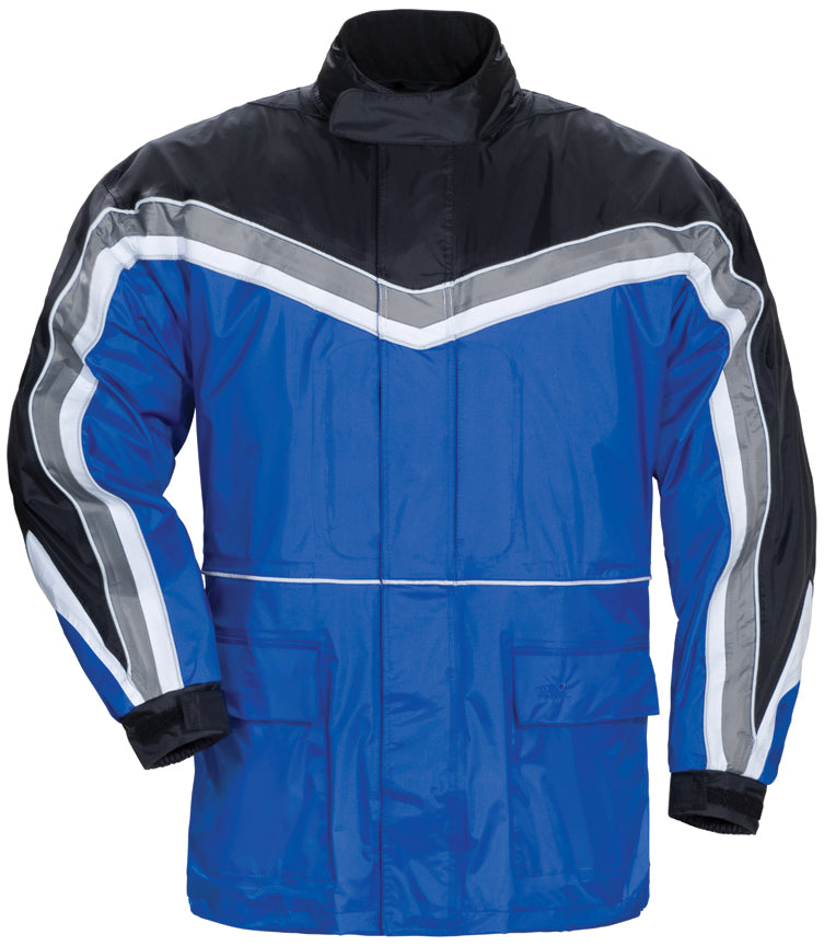ELITE II RAIN JKT BL/BK X
