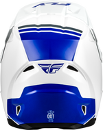 KINETIC VERDICT HELMET WHITE/BLUE/GREY 2X