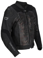 VADER LEATHER JKT BK/CAM