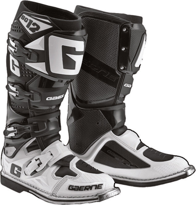 SG-12 BOOTS BLACK/WHITE