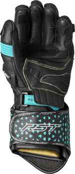 WOMENS TRACTECH EVO 4 CE GLOVE BLACK/AQUA/GREY LEATHER XL