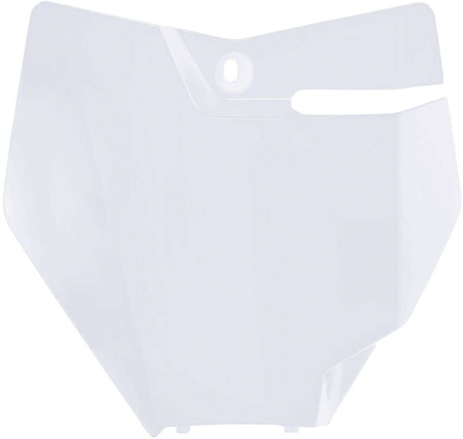 FRONT NUMBER PLATE WHITE