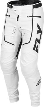YOUTH RAYCE BICYCLE PANTS WHITE/BLACK SZ 18