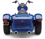 909-TWINS 4" SLIP-ONS CHROME FREEWHEELER 15-25 | 6302