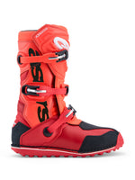TECH T BOOTS RED FLUO/BLK/BR RED