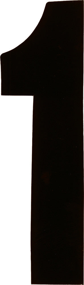#1 4" BLACK EXTREME DIGITS 3/PK