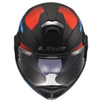 Advant X Nova Modular Motorcycle Helmet W/SunShield Matte Black Red Blue