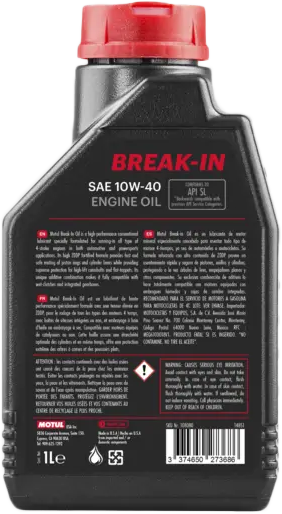 BREAK-IN MINERAL ENGINE OIL 4T 10W40 1L | 108080