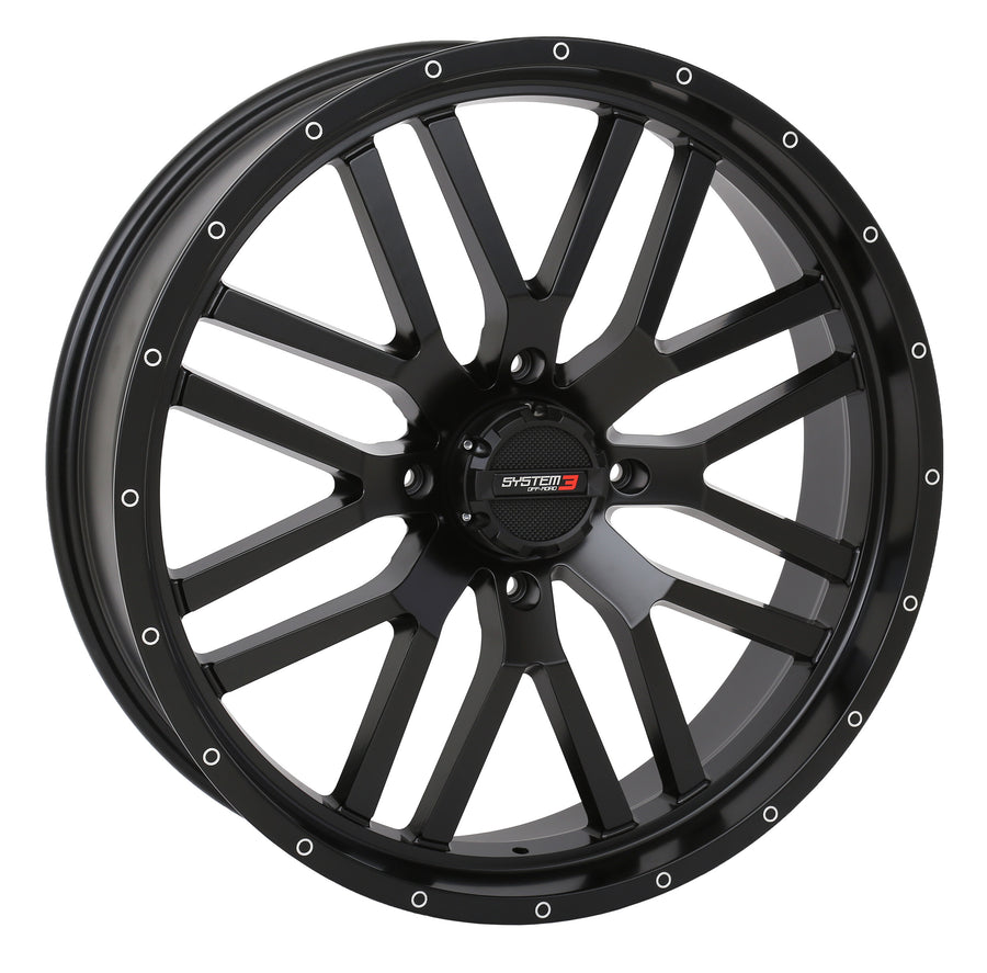 ST3 WHEEL 24X7 4+2.5 (+10MM) 4/137 4 MATTE BLACK | 24S3-1137