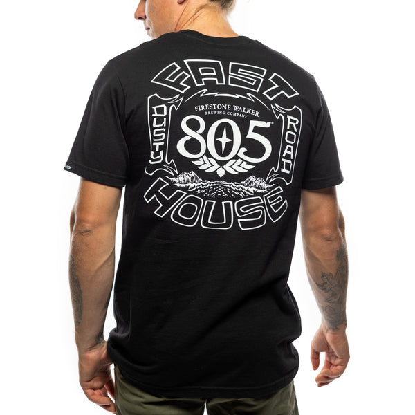 805 ROAM SS TEE BLACK
