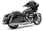 909-TWINS 4" SLIP-ONS CHROME FLH/FLT 17-25