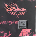 HIDEOUT 21 BORDSHRT BK/PK