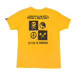 GOLDMINE SS TEE VNTG GOLD