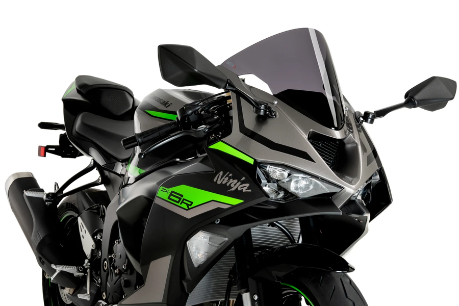 WINDSCREEN R-RACER DARK SMOKE KAW | 21832F