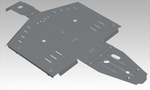 ALLOY CENTRAL SKID PLATE POL | 2444.7474.1