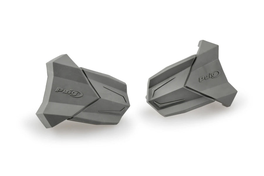 RUBBER END REPLACEMENT FRAME SLIDER R19 PAIR GREY