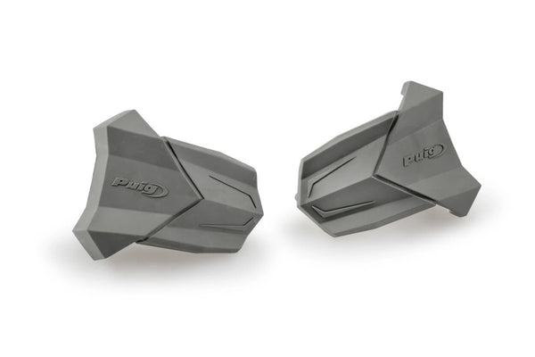 RUBBER END REPLACEMENT FRAME SLIDER R19 PAIR GREY