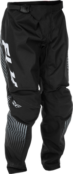 YOUTH F-16 PANTS BLACK/WHITE SZ 20