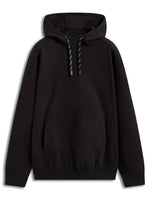 CAMINO TEXTURED OVRSIZD HOODIE OFF BLACK