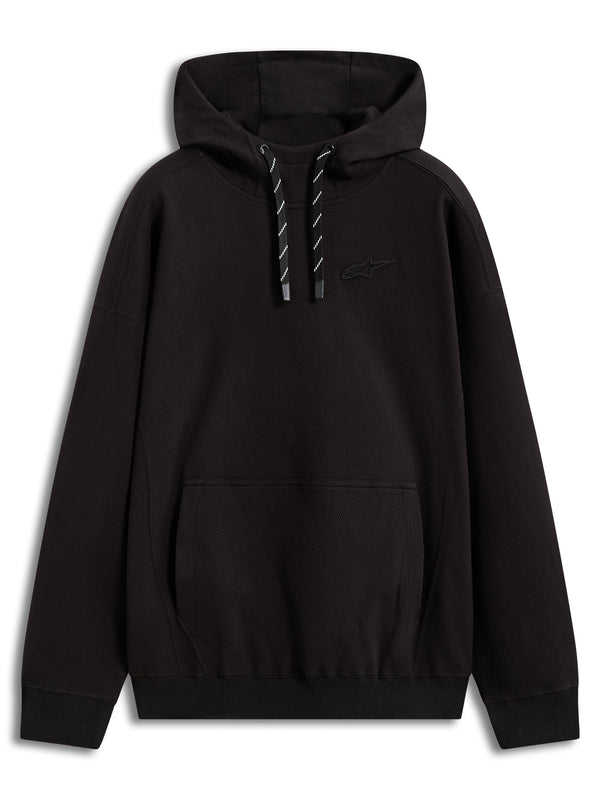 CAMINO TEXTURED OVRSIZD HOODIE OFF BLACK