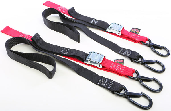 1 1/2" Fat Straps w/Soft Tye And Secure Hooks