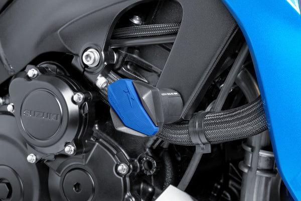 FRAME SLIDER R12 END BLUE