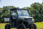 POLY FRONT WINDSHIELD FULL FIXED VENTED POL | 2646