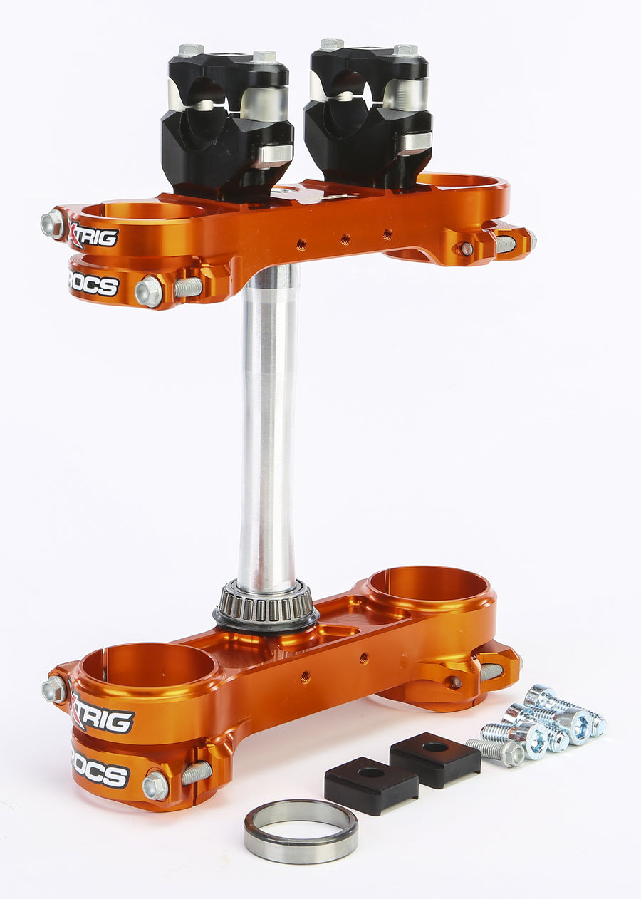 ROCSTECH CLAMP SET ORANGE KTM 22MM | 501330501101