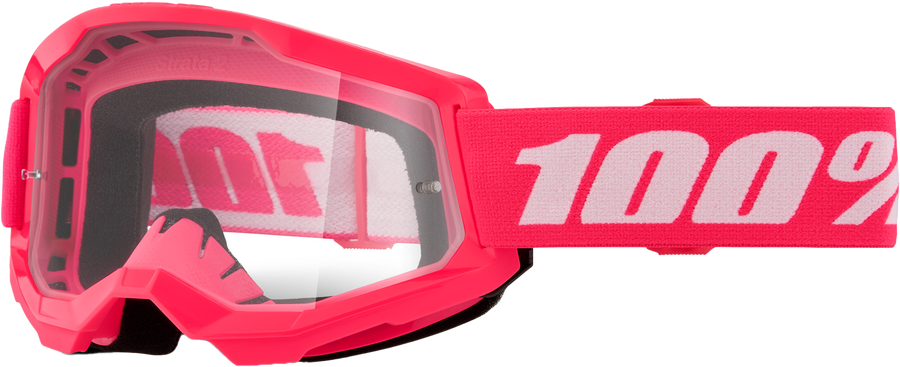 STRATA 2 GOGGLE PINK CLEAR LENS