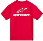 COMBO BACK SS CSF TEE RED/WHITE 2X